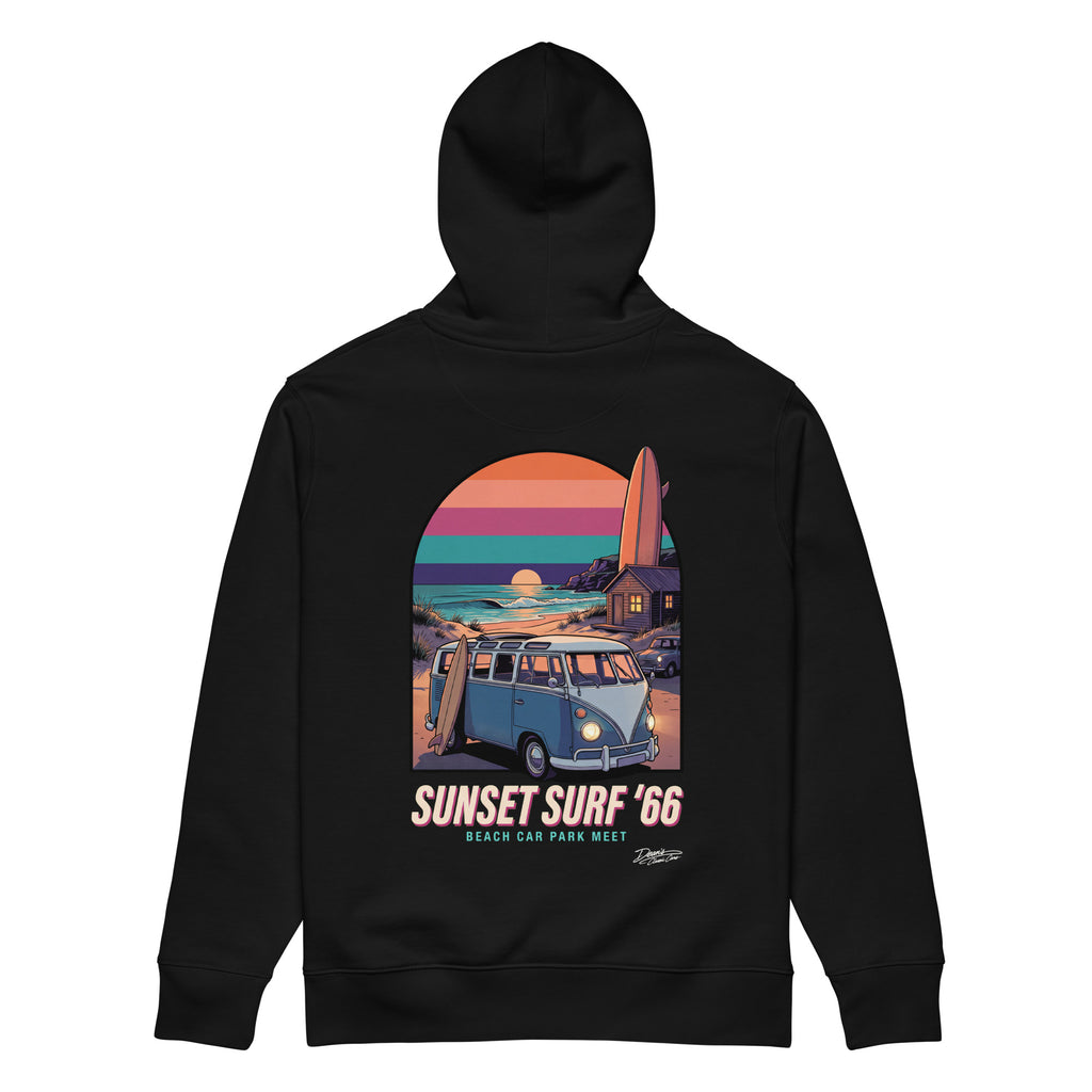 Split Screen Sunset Surf Hoodie - Dean's Classic Cars