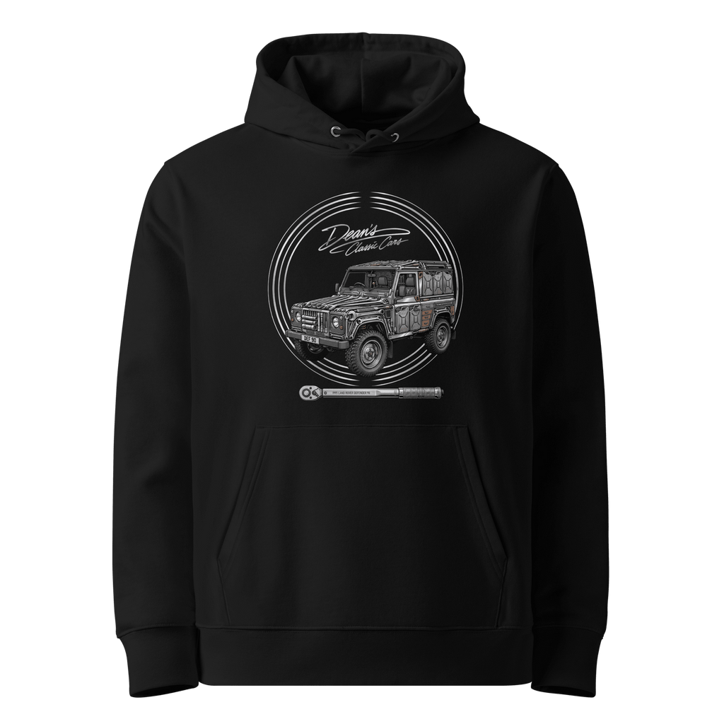 Defender Ninety Jerry Can Hoodie - Dean's Classic Cars