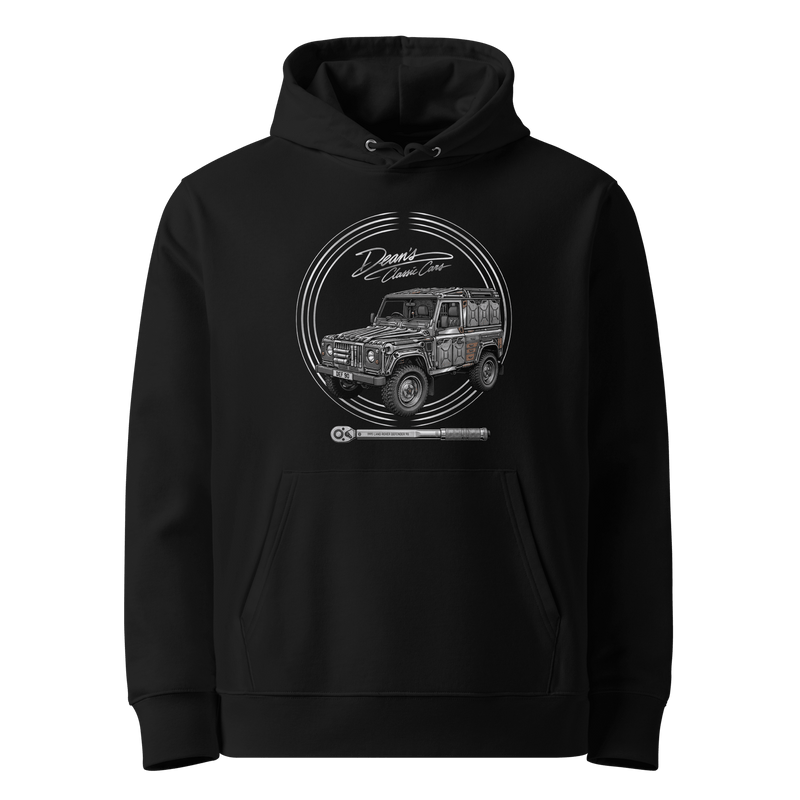 Defender Ninety Jerry Can Hoodie - Dean's Classic Cars