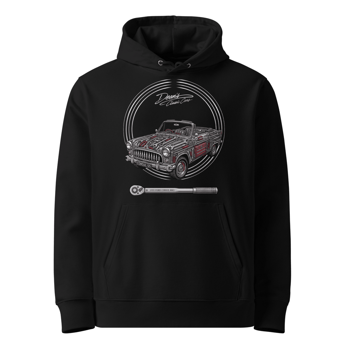 Consul Convertible Chrome Forged Hoodie - Dean's Classic Cars