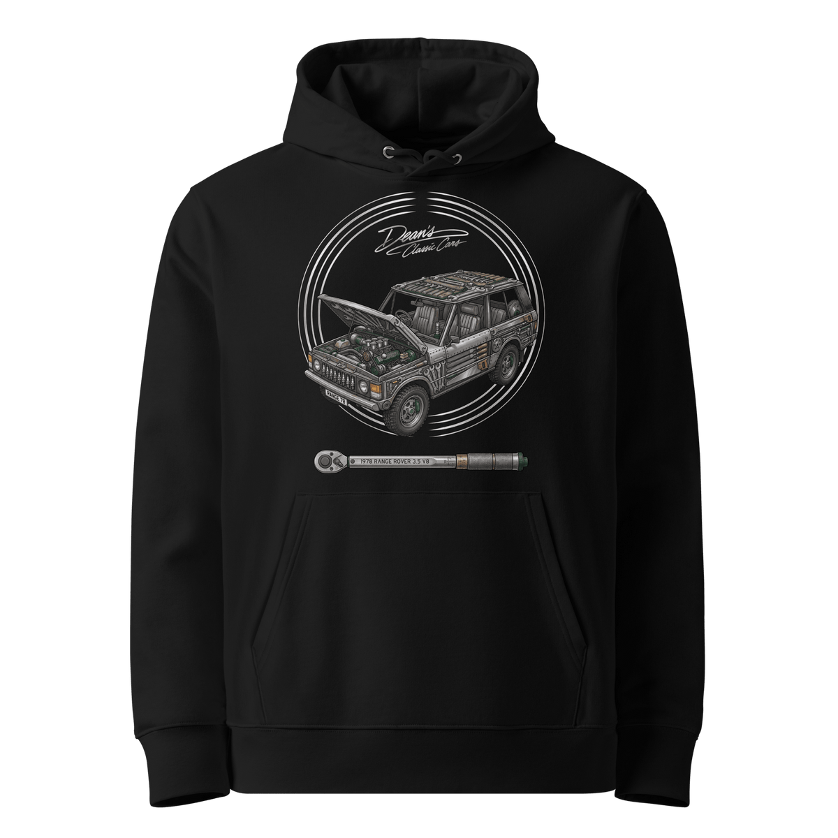 Range Rover Roof Rack Hoodie - Dean's Classic Cars