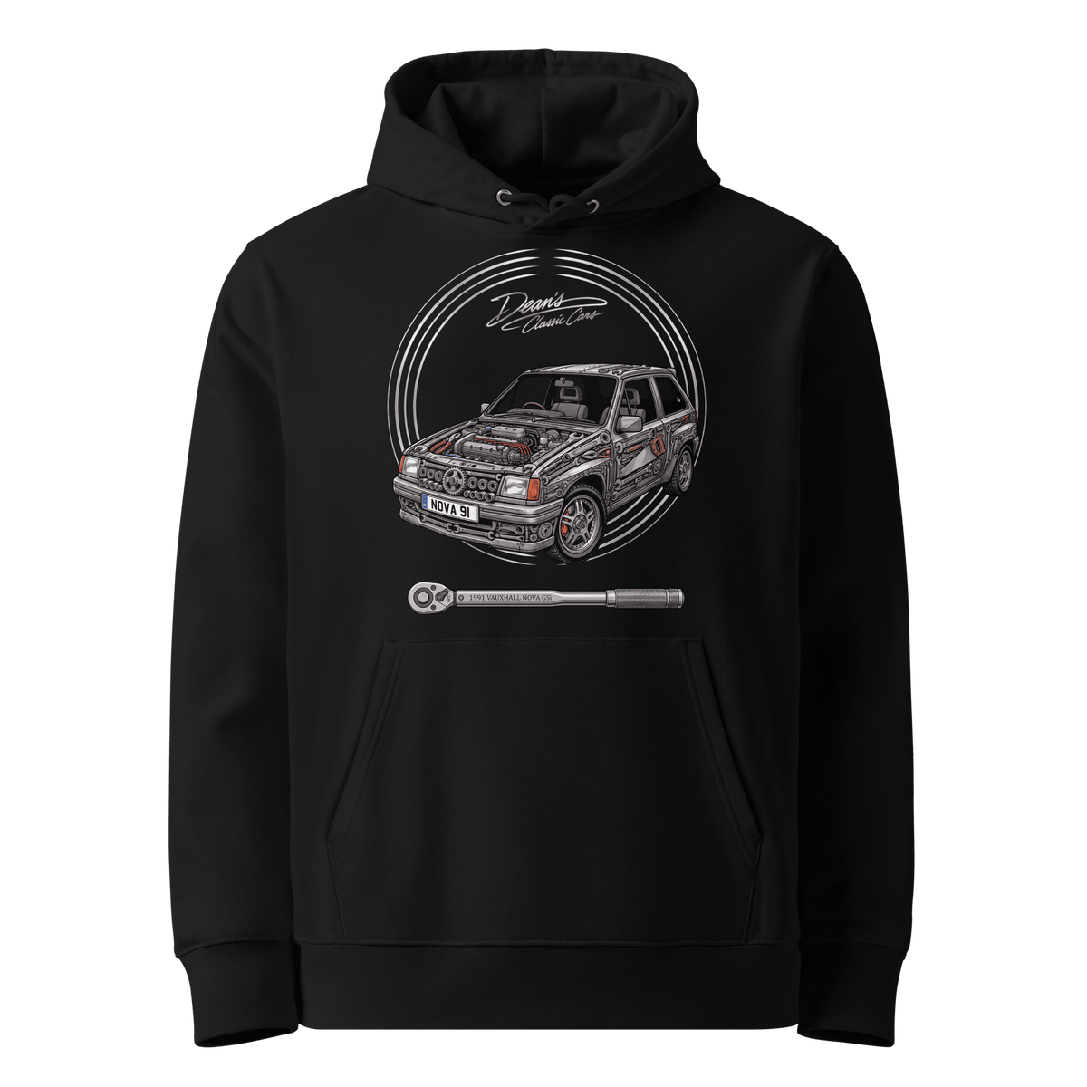 Nova GSi Cog Grille Hoodie - Dean's Classic Cars