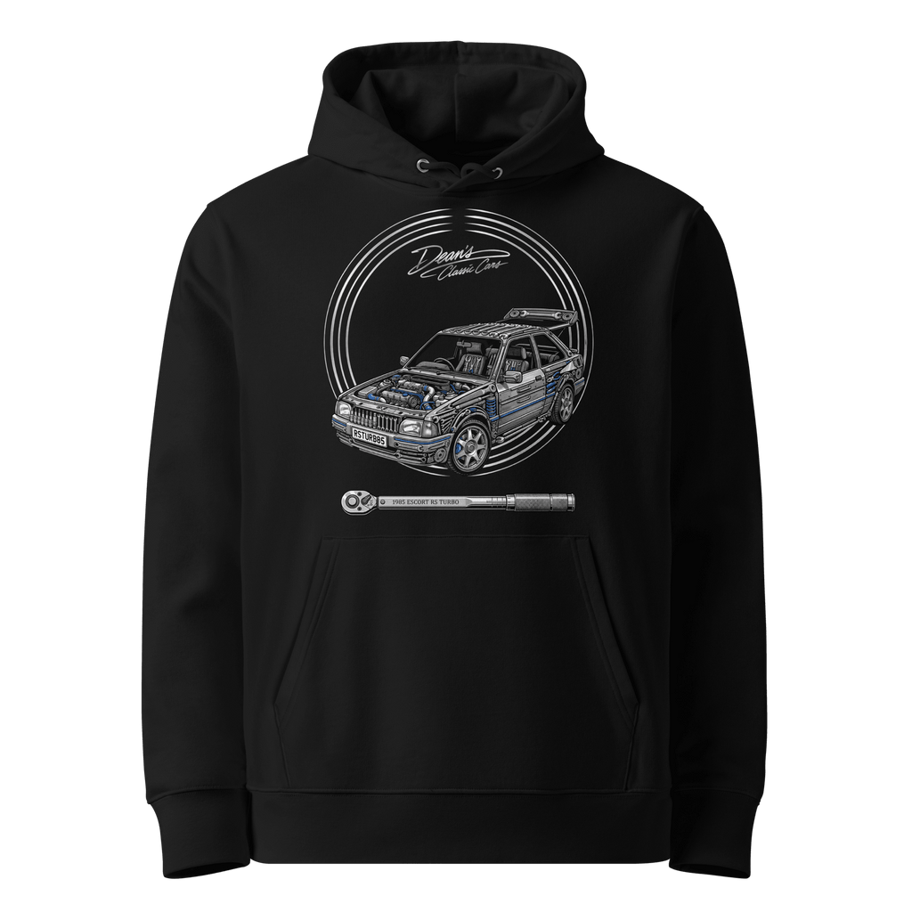 RS Turbo Bonnet Bared Hoodie - Dean's Classic Cars