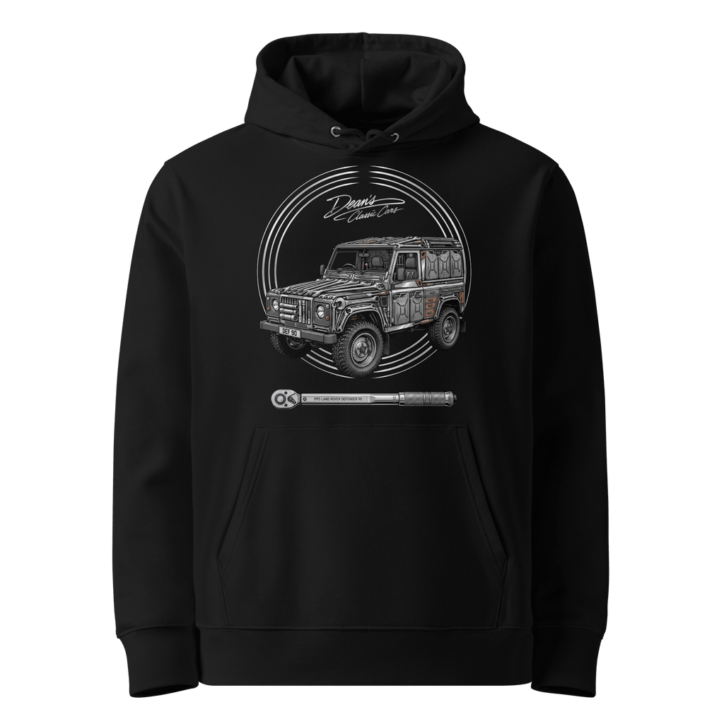 Defender Ninety Jerry Can Hoodie - Dean's Classic Cars