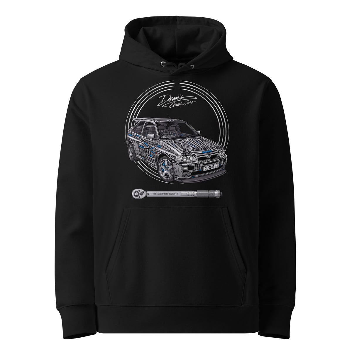 Escort Cossie Biplane Forged Hoodie - Dean's Classic Cars