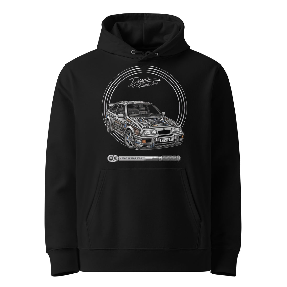 Sierra RS500 Socket Bumper Hoodie - Dean's Classic Cars
