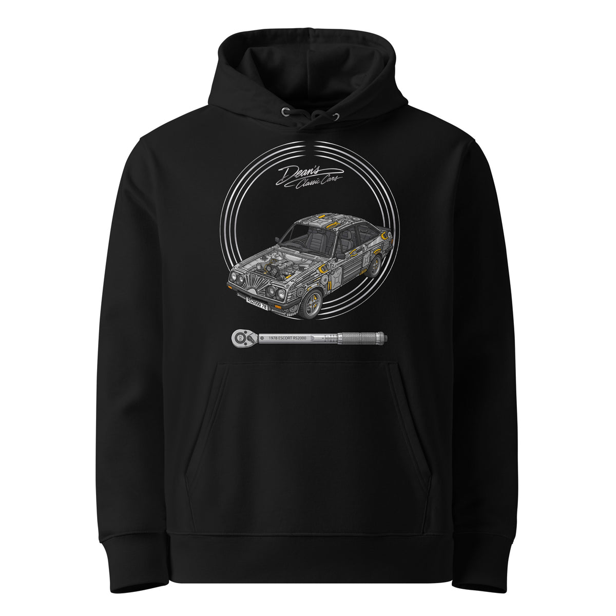 Escort RS2000 Spanner Snoot Hoodie - Dean's Classic Cars