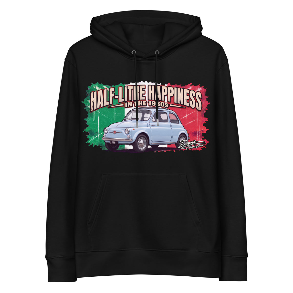 500 D Celestial Blue Hoodie - Dean's Classic Cars