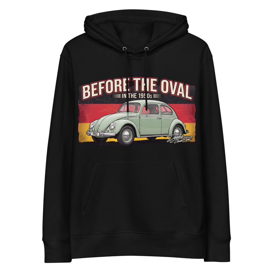 Beetle Split Pastel Green Hoodie - Dean's Classic Cars