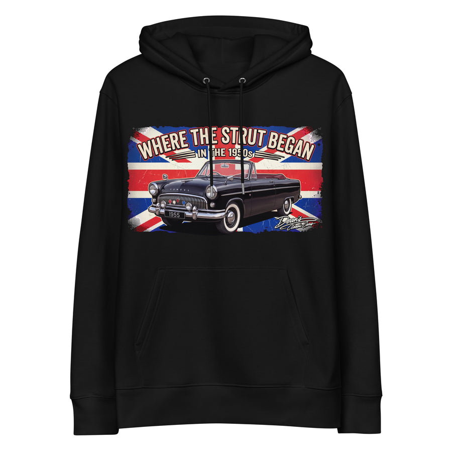 Consul Convertible Strut Pioneer Hoodie - Dean's Classic Cars