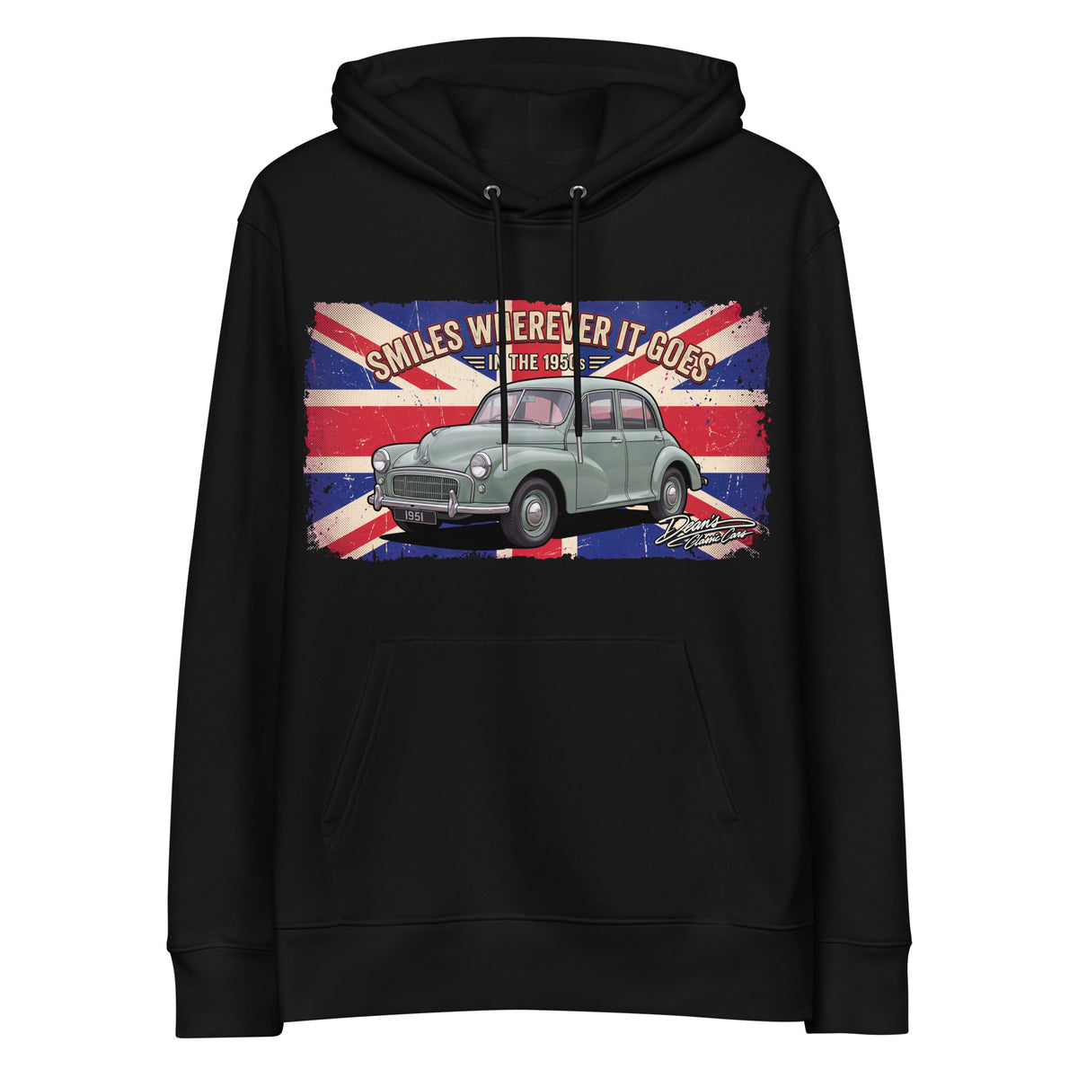 Minor MM Mist Green Hoodie - Dean's Classic Cars