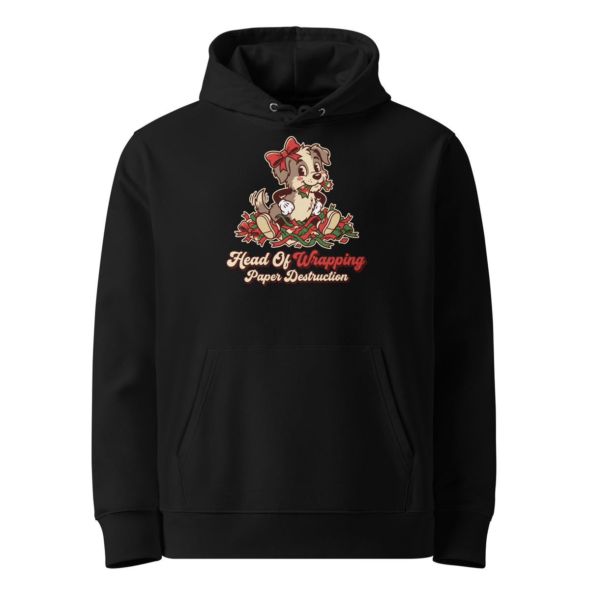 Head Of Wrapping Paper Destruction Christmas Hoodie - Ricki Robin