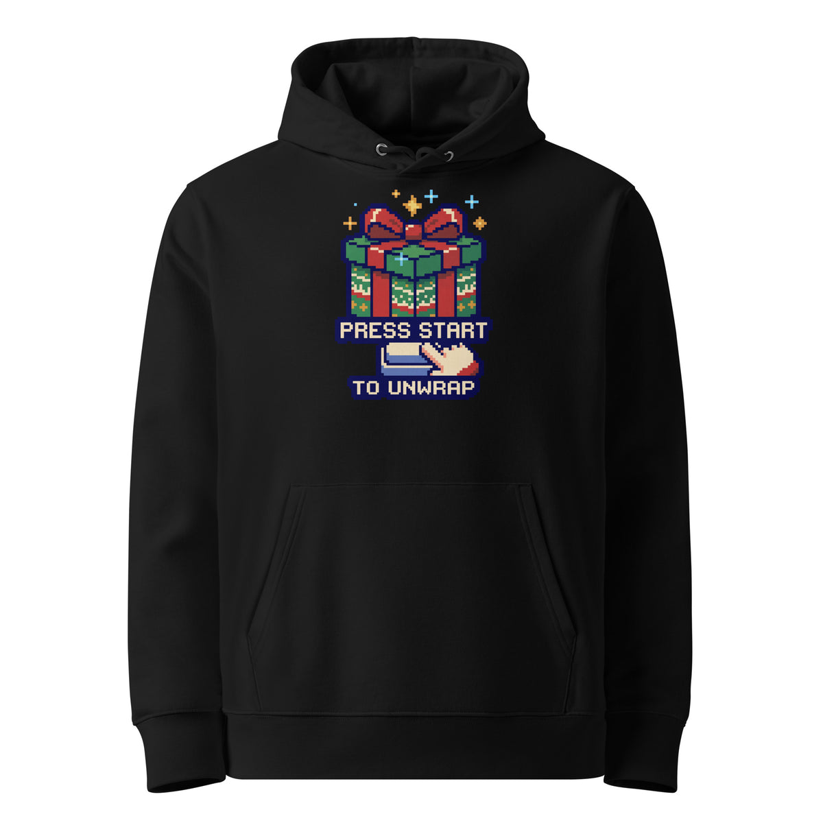 Press Start To Unwrap Christmas Hoodie - Ricki Robin