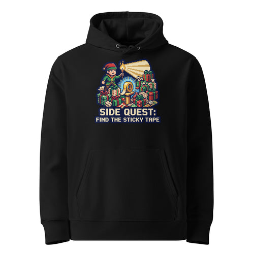 Side Quest: Find The Sticky Tape Christmas Hoodie - Ricki Robin