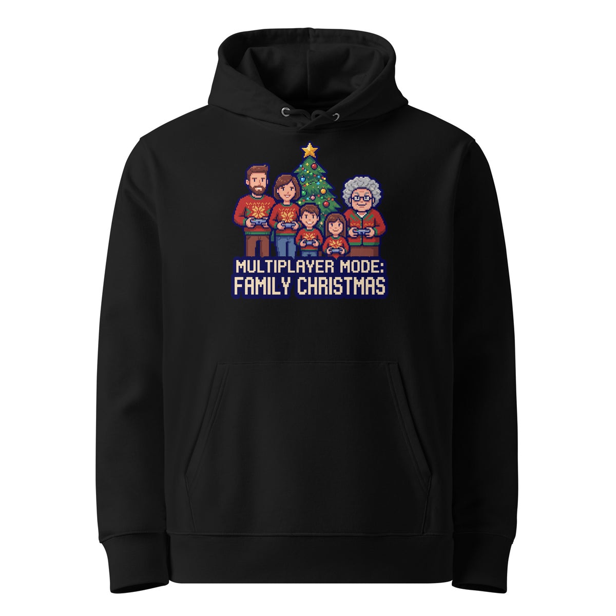 Multiplayer Mode: Family Christmas Hoodie - Ricki Robin