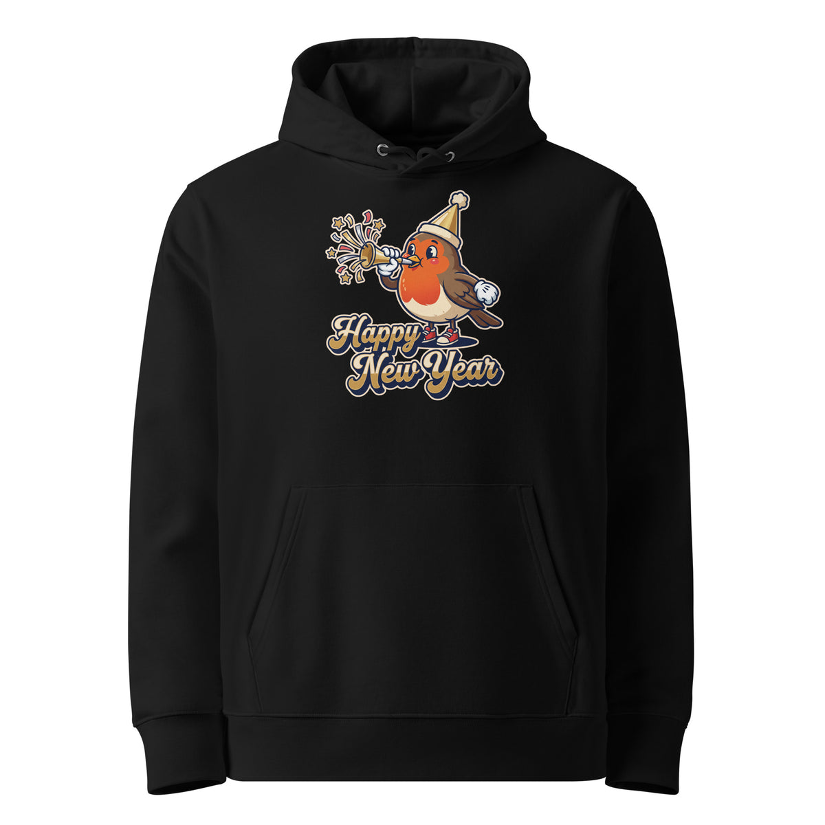 Happy New Year Robin Hoodie - Ricki Robin