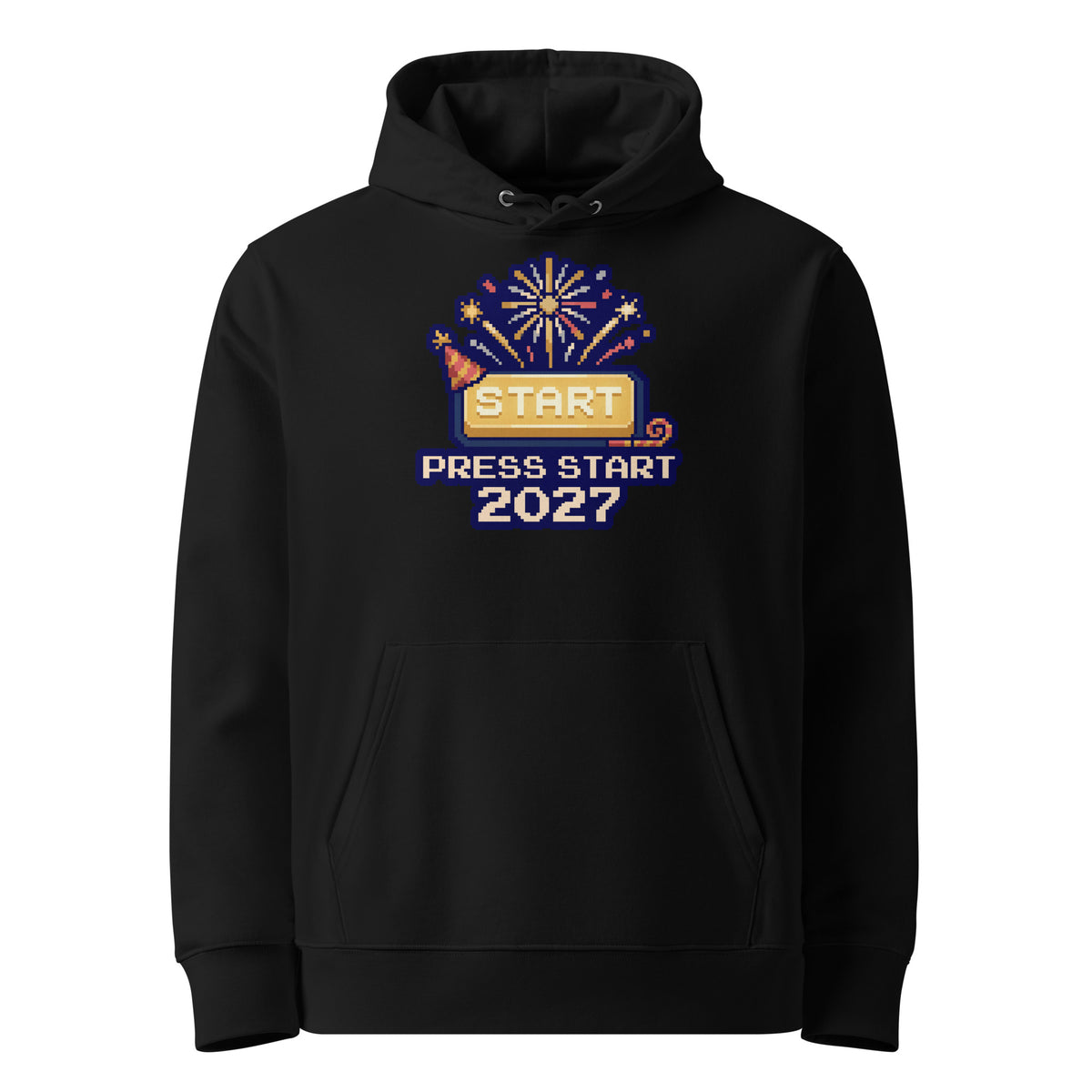 Press Start 2027 New Year Hoodie - Ricki Robin