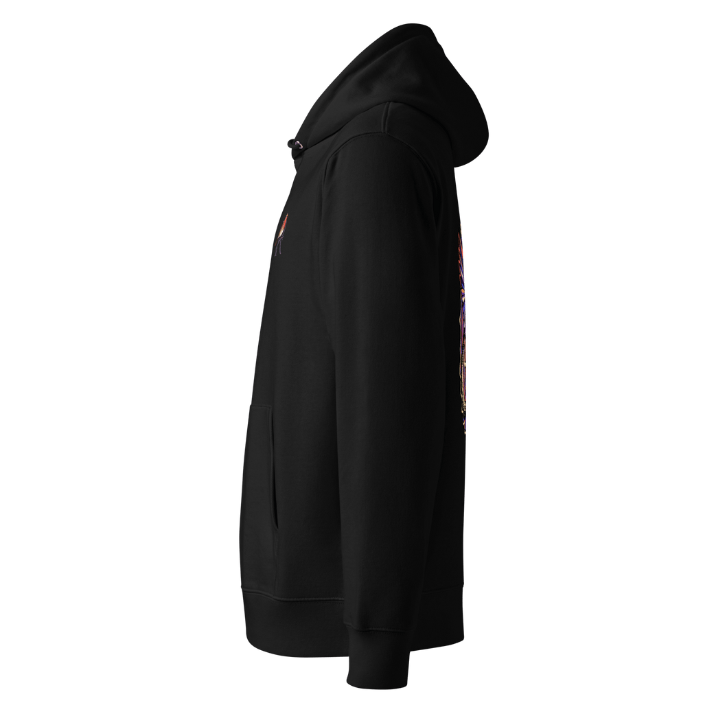 Gilded Medallion Hoodie - Abstract Robin