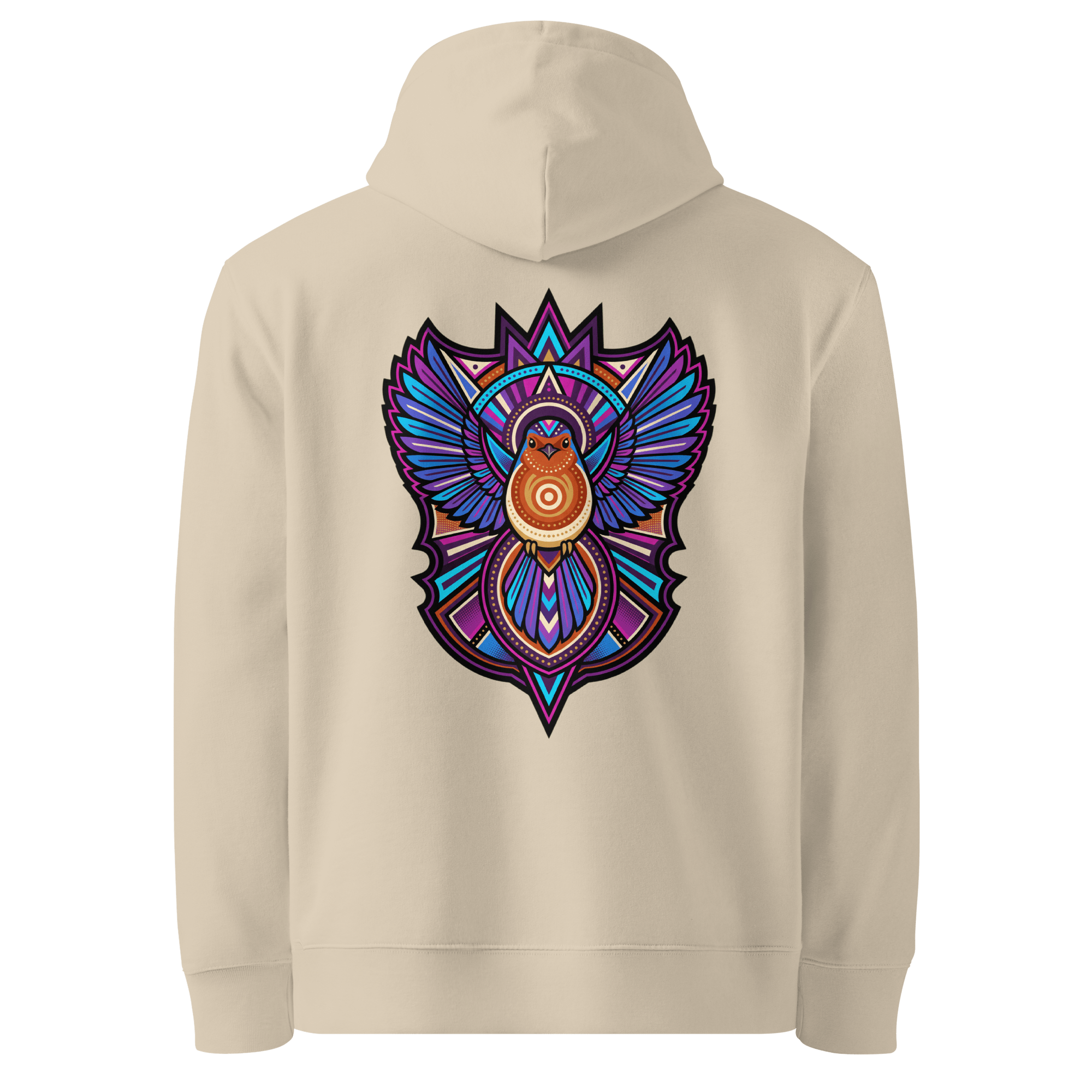 Winged Emblem Hoodie - Abstract Robin