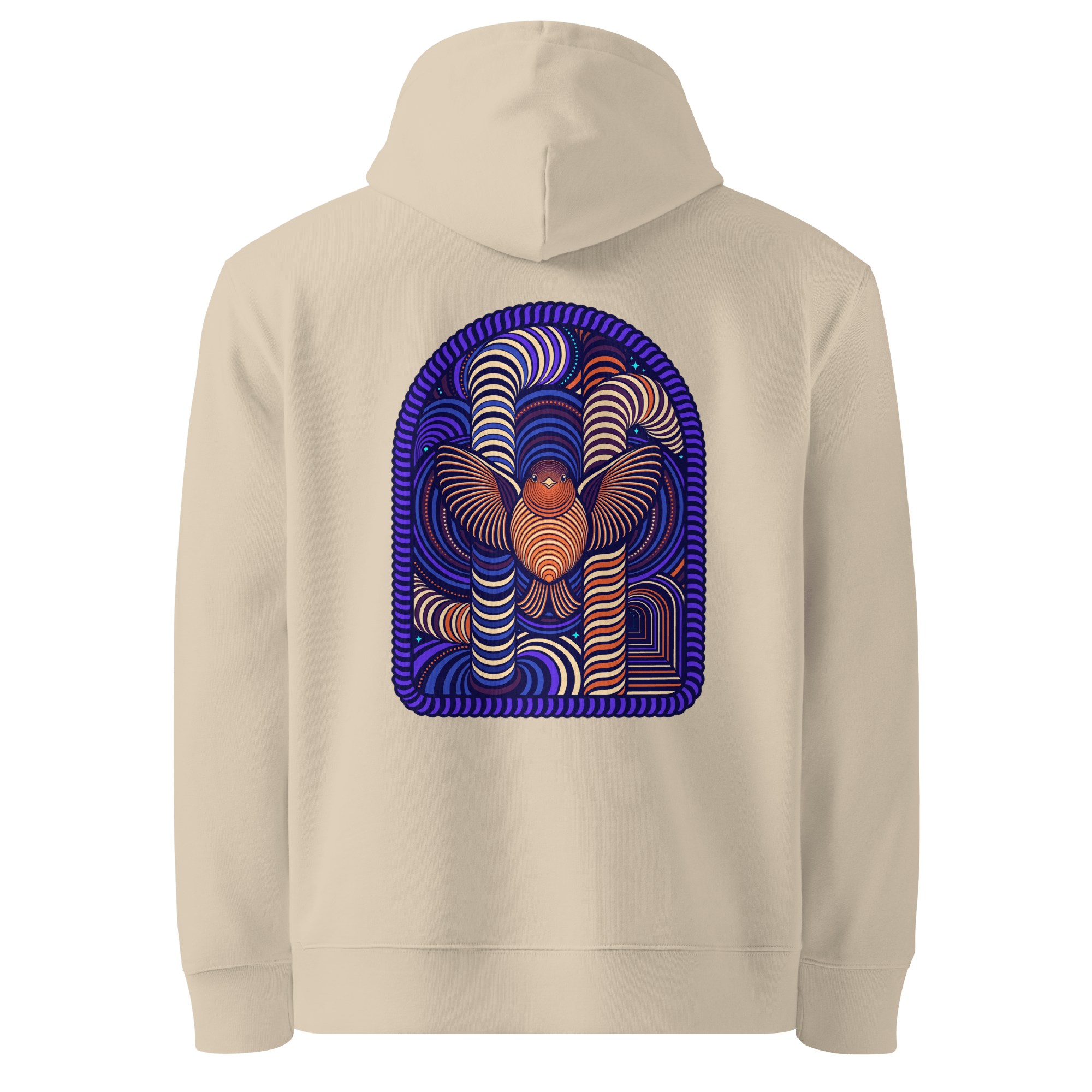 Deco Arch Hoodie - Abstract Robin