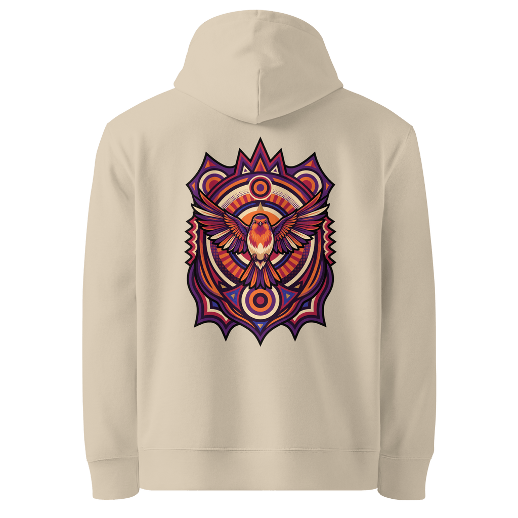 Totem Crest Hoodie - Abstract Robin
