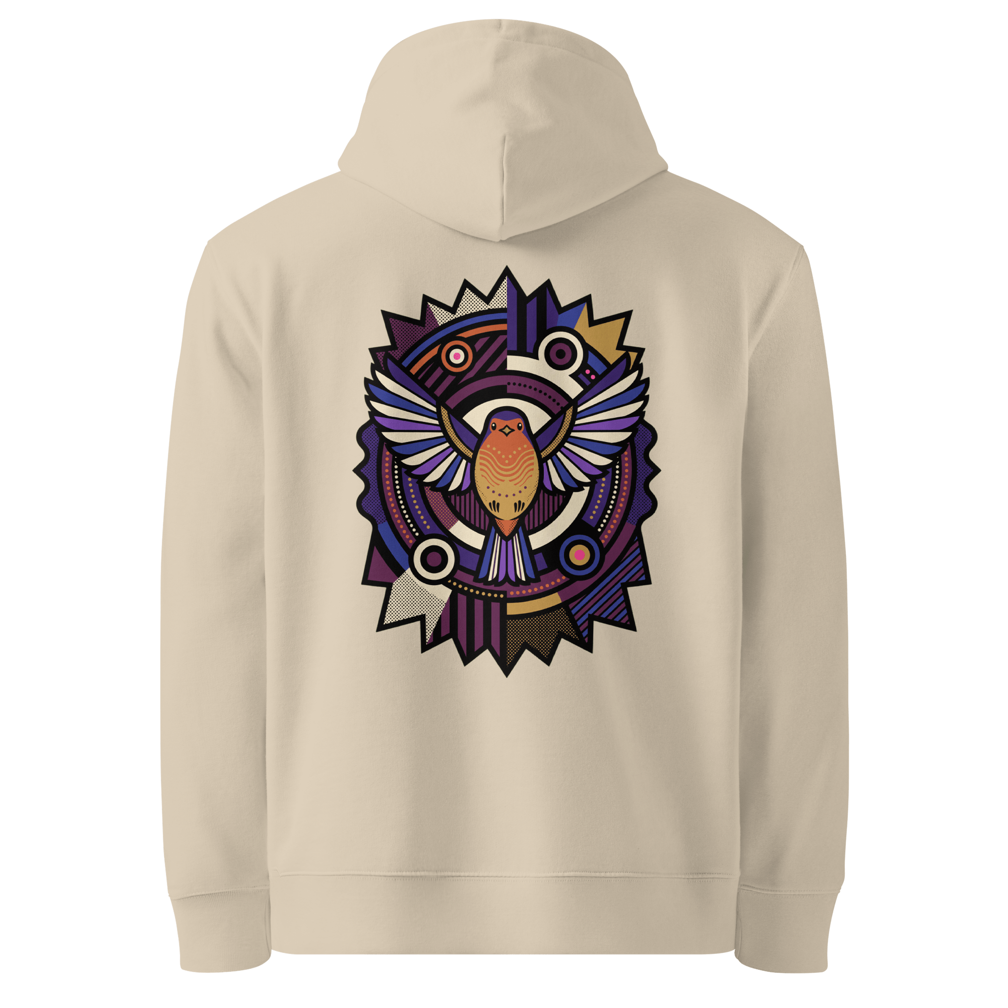 Atomic Deco Hoodie - Abstract Robin