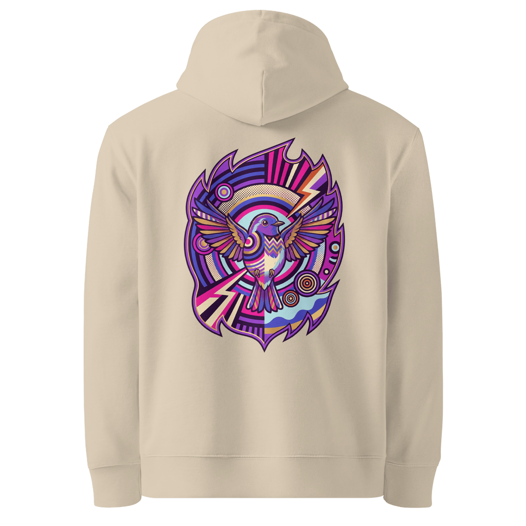Cubist Wingspan Hoodie - Abstract Robin