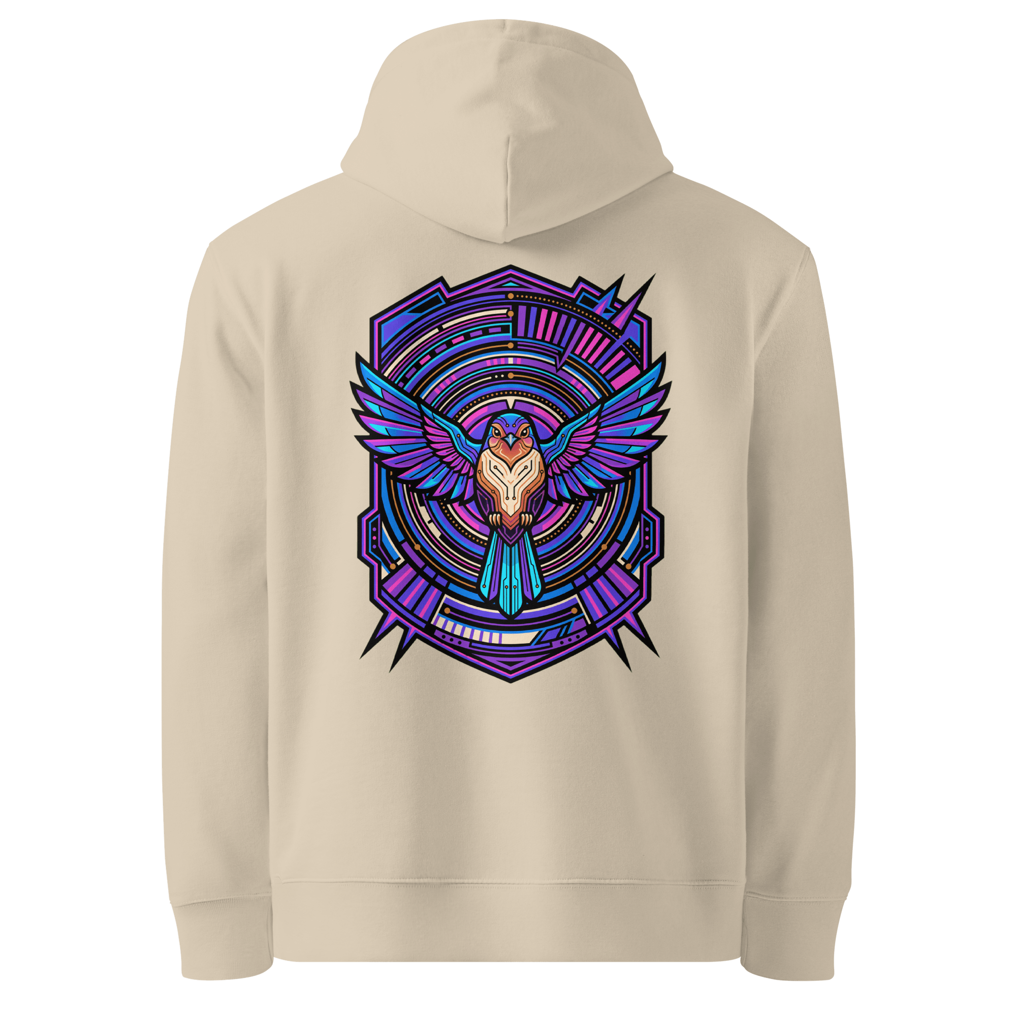 Hypnotic Tunnel Hoodie - Abstract Robin