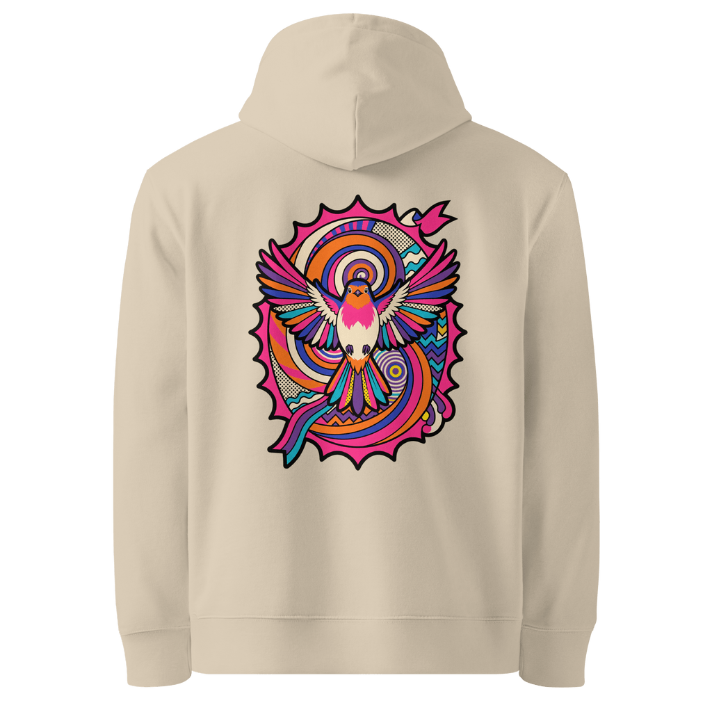Comet Tail Hoodie - Abstract Robin