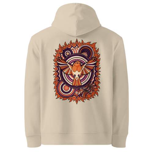 Ember Mandala Hoodie - Abstract Robin