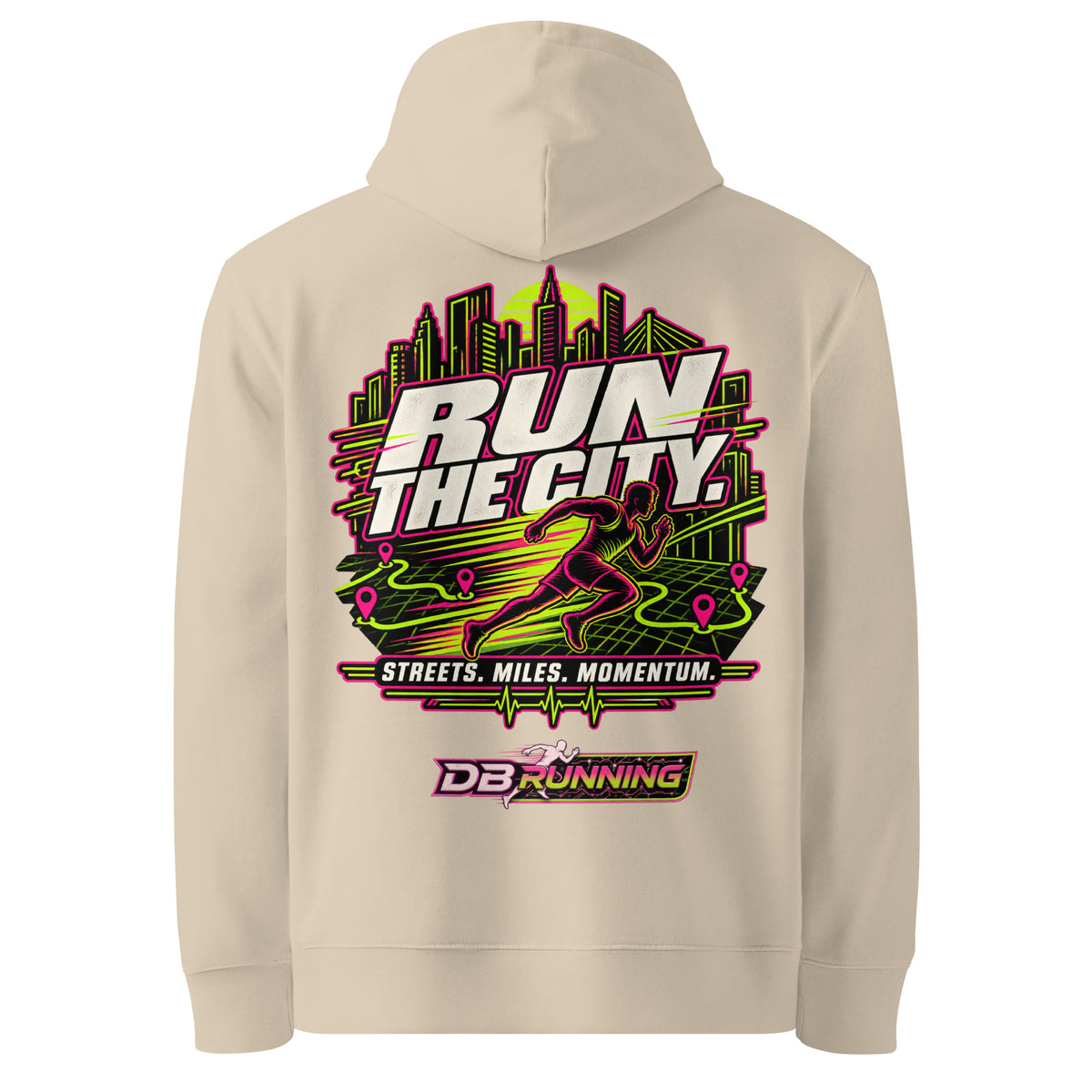 Run the City Male - Hoodie - DB Running