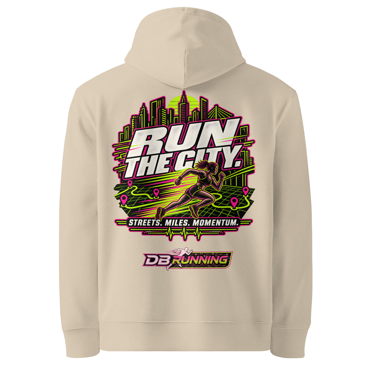 Run the City Female - Hoodie - DB Running