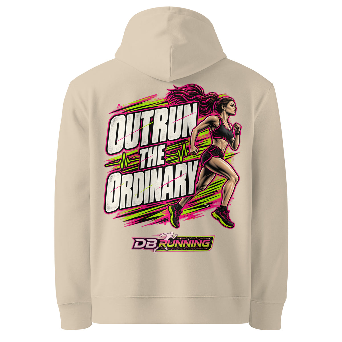 Outrun the Ordinary Female - Hoodie - DB Running
