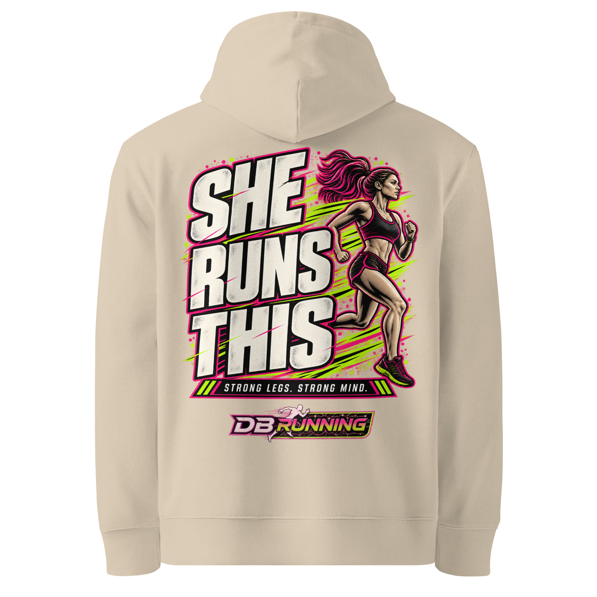 She Runs This - Hoodie - DB Running