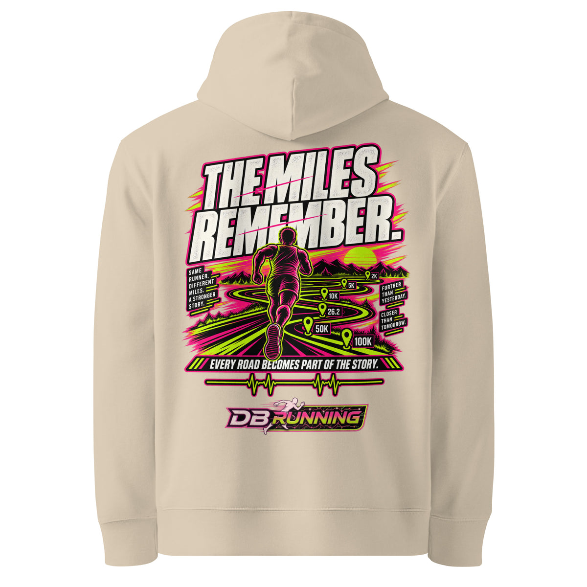 The Miles Remember Male - Hoodie - DB Running