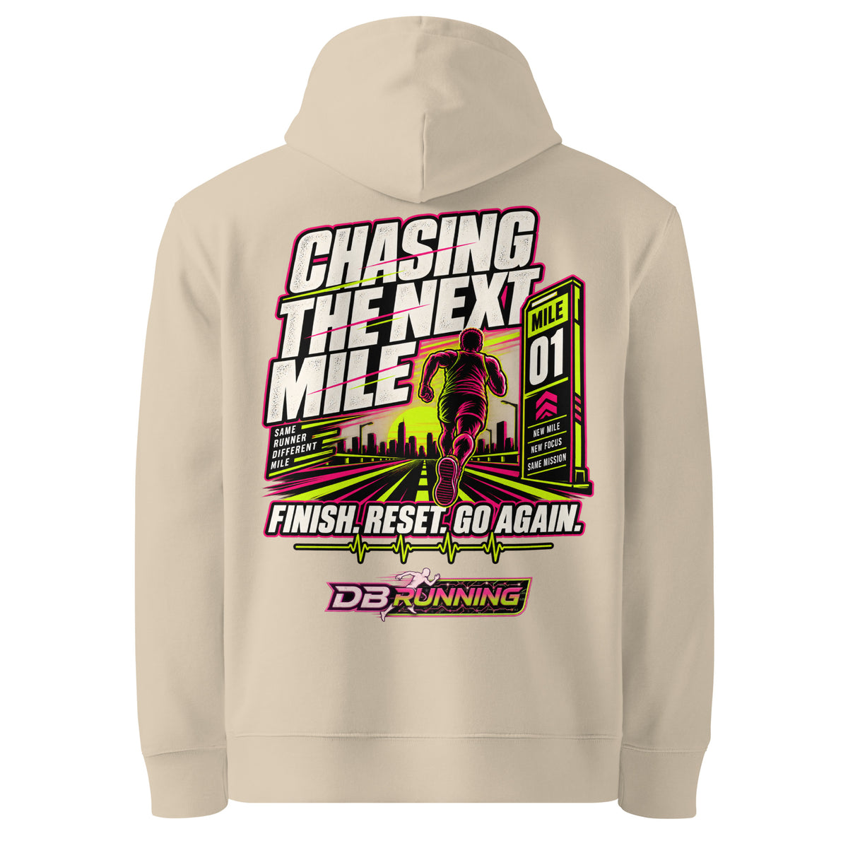 Chasing the Next Mile Male - Hoodie - DB Running
