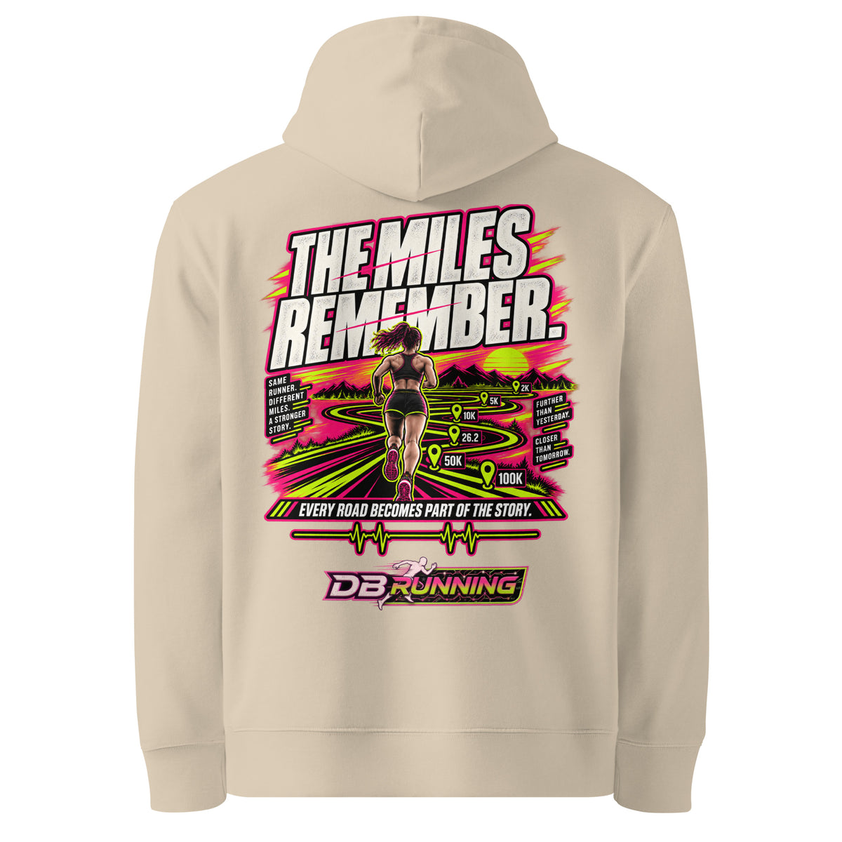 The Miles Remember Female - Hoodie - DB Running