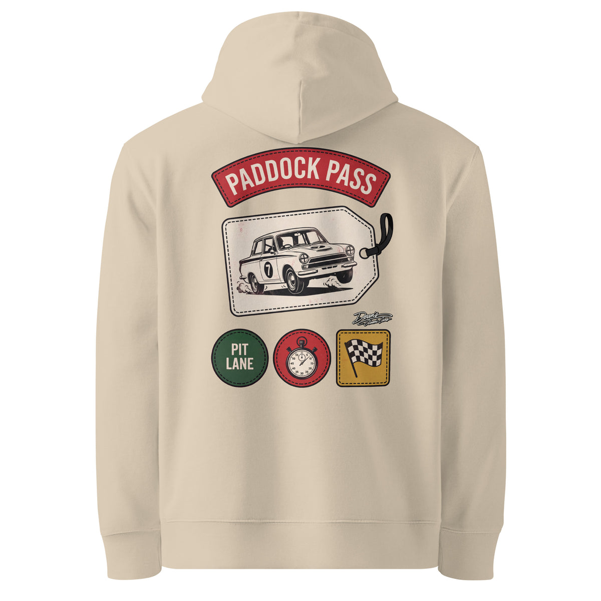 Cortina Paddock Pass Seven Hoodie - Dean's Classic Cars