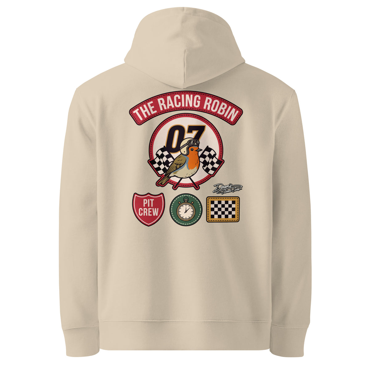 Racing Robin Pit Crew Hoodie - Dean's Classic Cars