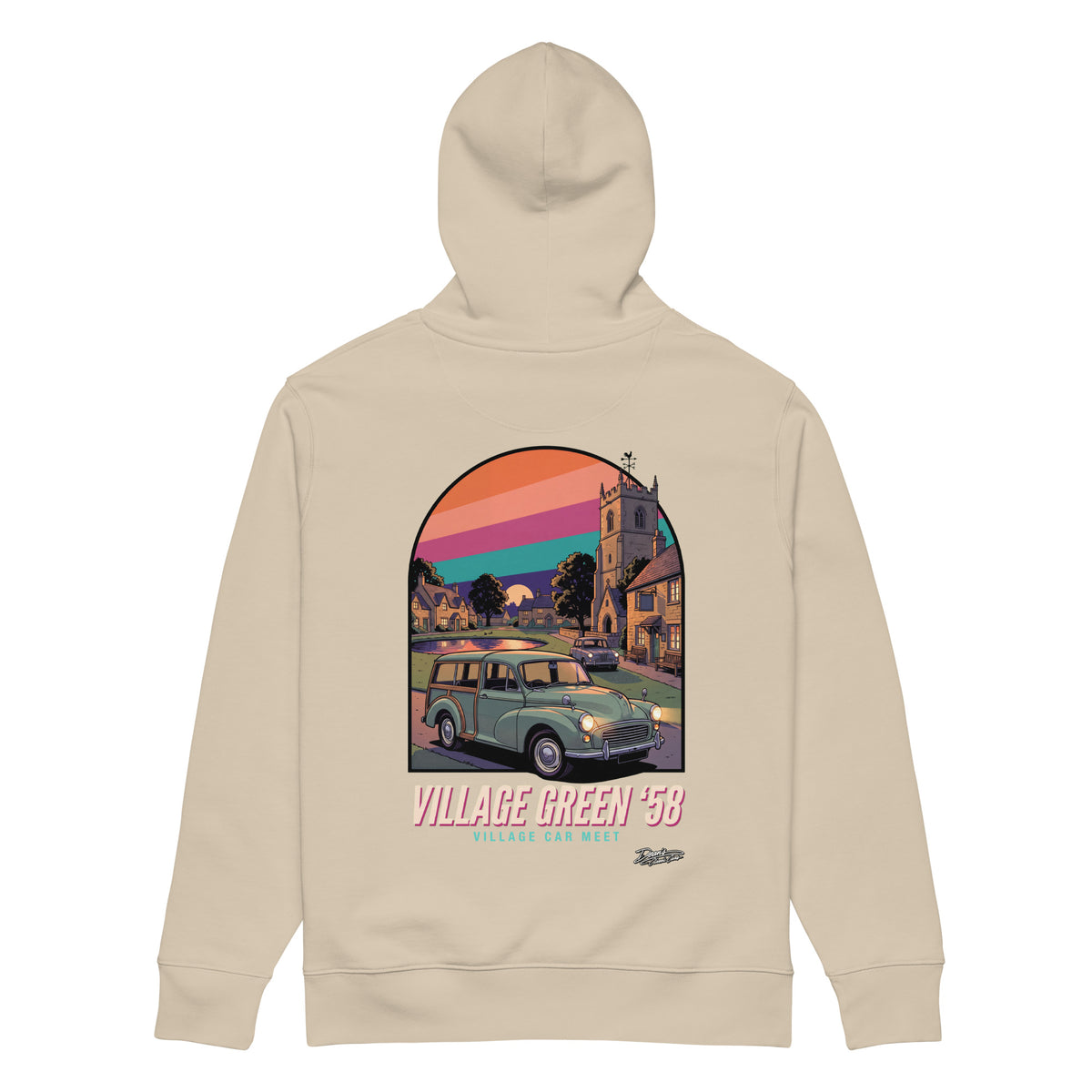 Minor Traveller Village Green Hoodie - Dean's Classic Cars