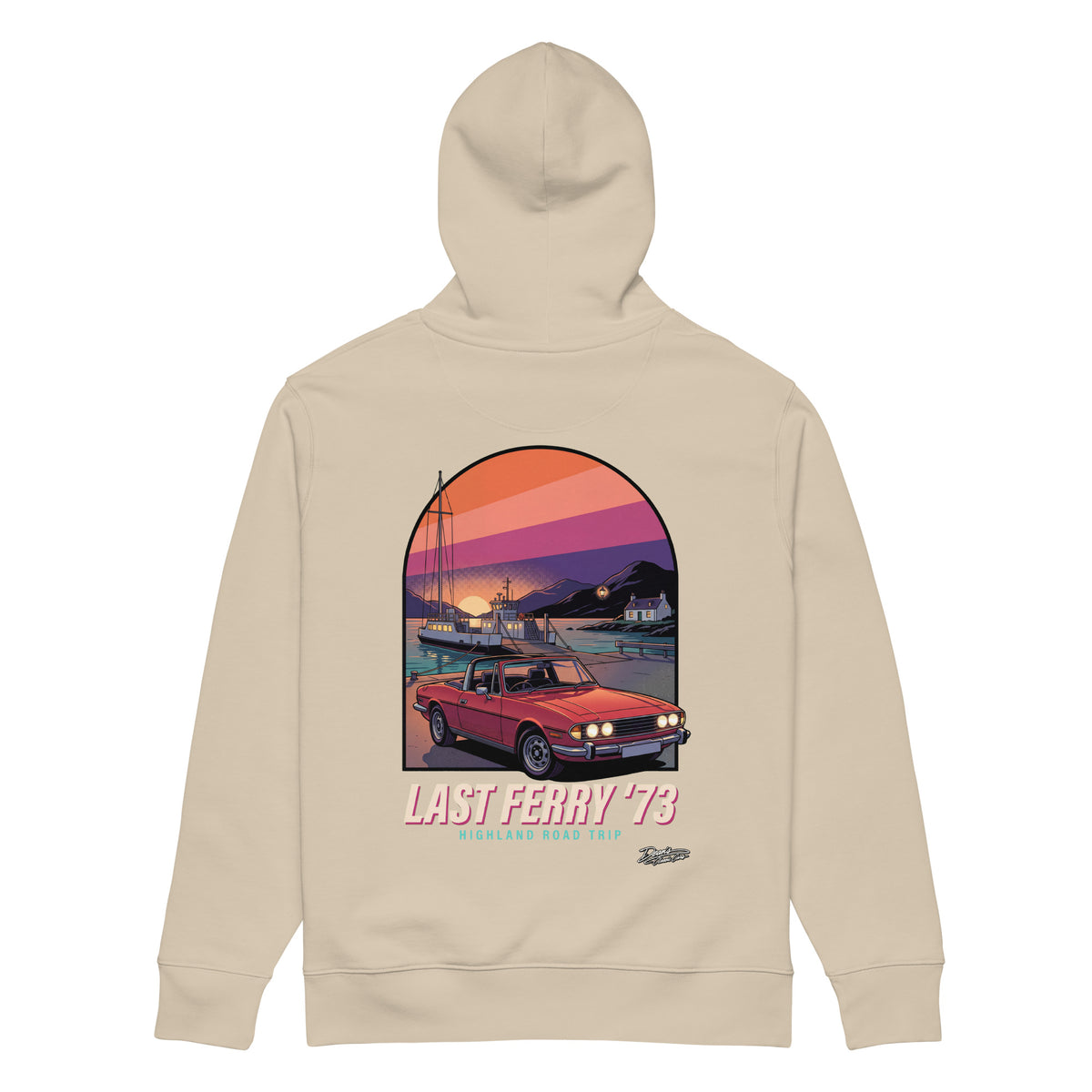 Stag Mk2 Last Ferry Hoodie - Dean's Classic Cars