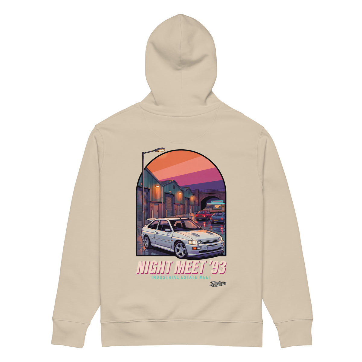 Escort Cosworth Night Meet Hoodie - Dean's Classic Cars