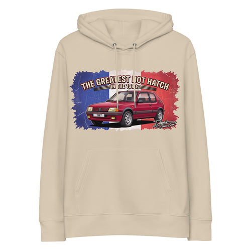 205 GTI Cherry Red Hoodie - Dean's Classic Cars