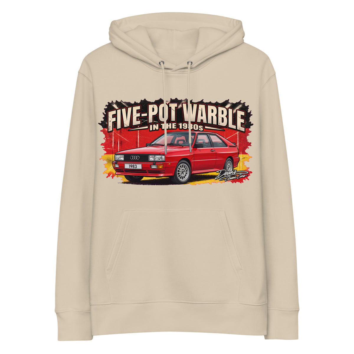 Quattro Coupe Tornado Red Hoodie - Dean's Classic Cars