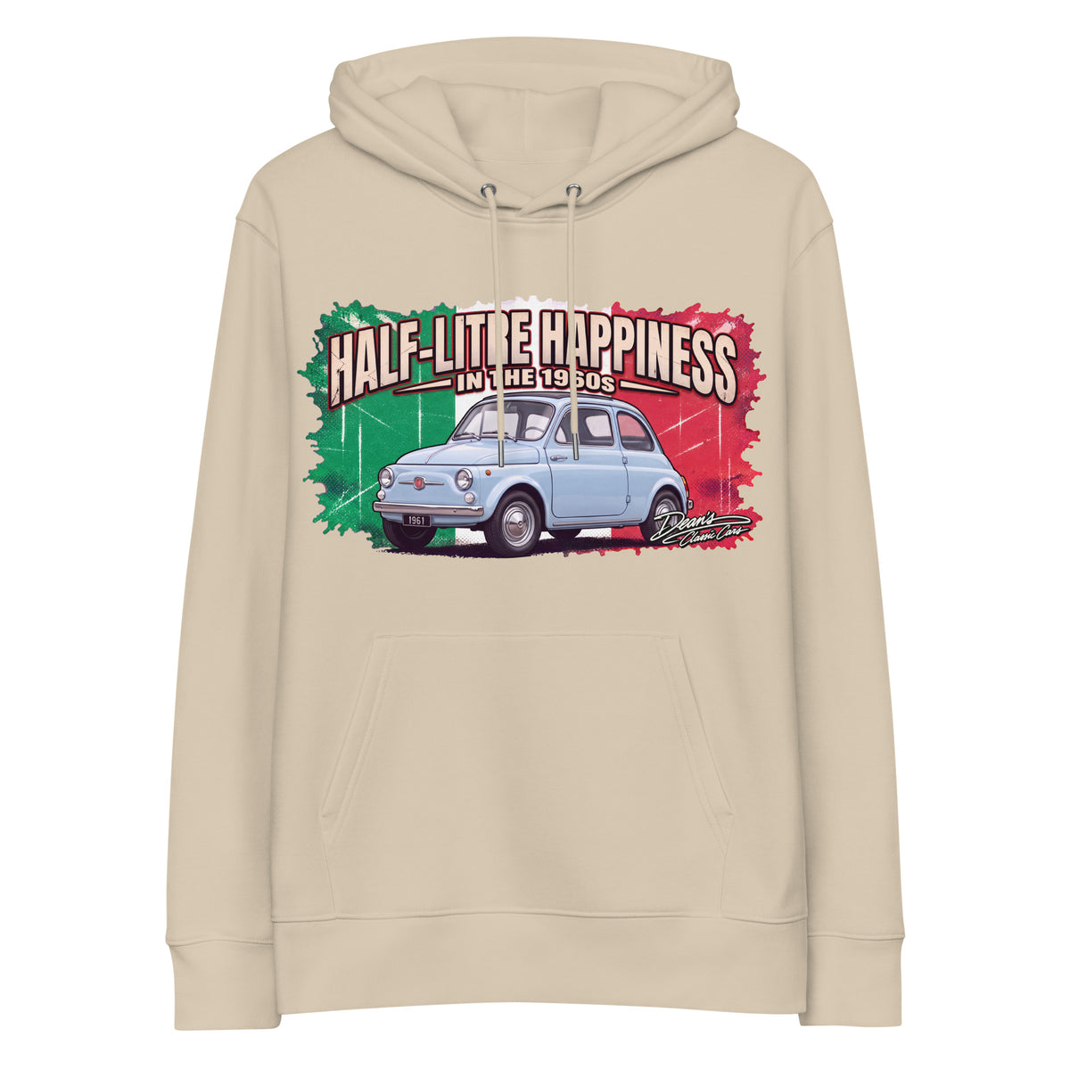 500 D Celestial Blue Hoodie - Dean's Classic Cars