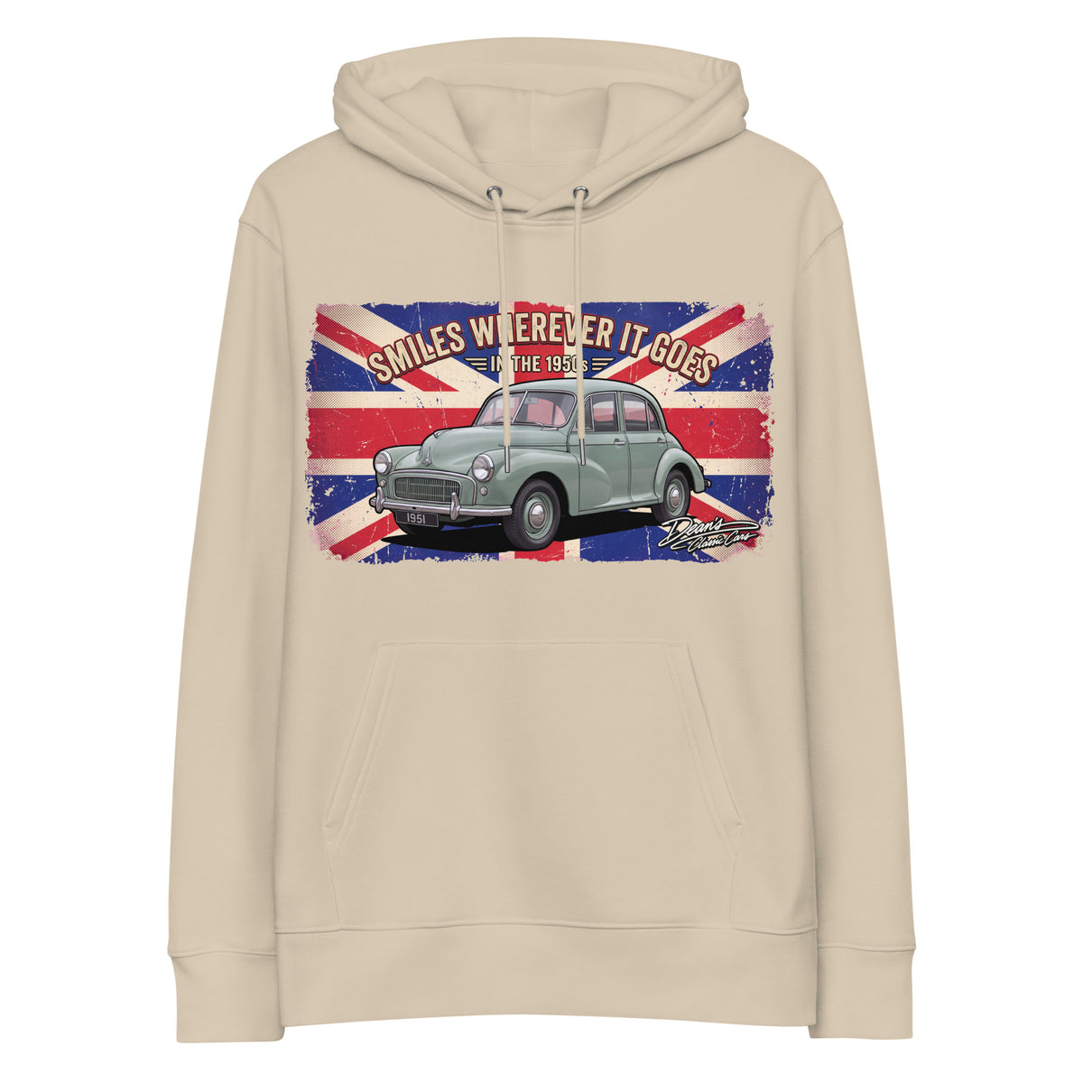 Minor MM Mist Green Hoodie - Dean's Classic Cars