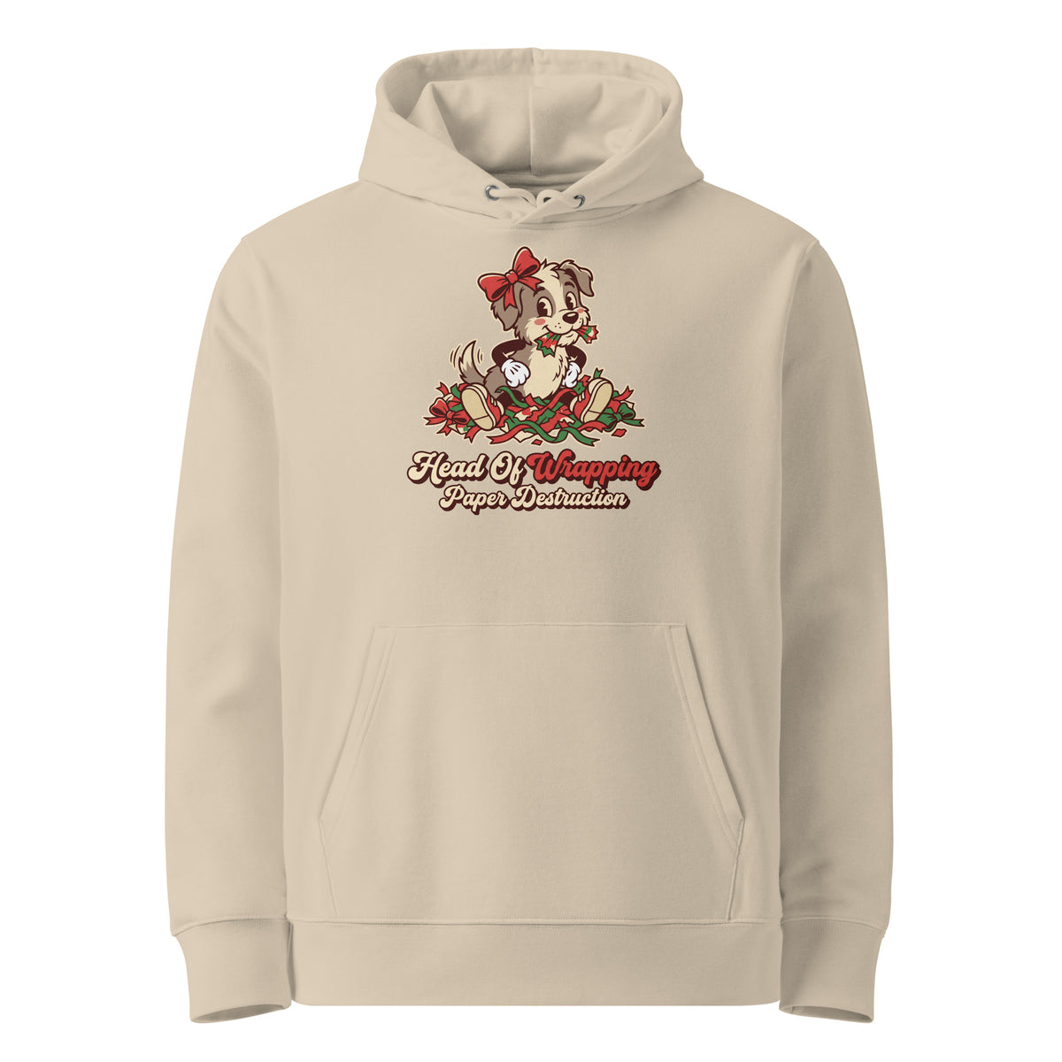 Head Of Wrapping Paper Destruction Christmas Hoodie - Ricki Robin