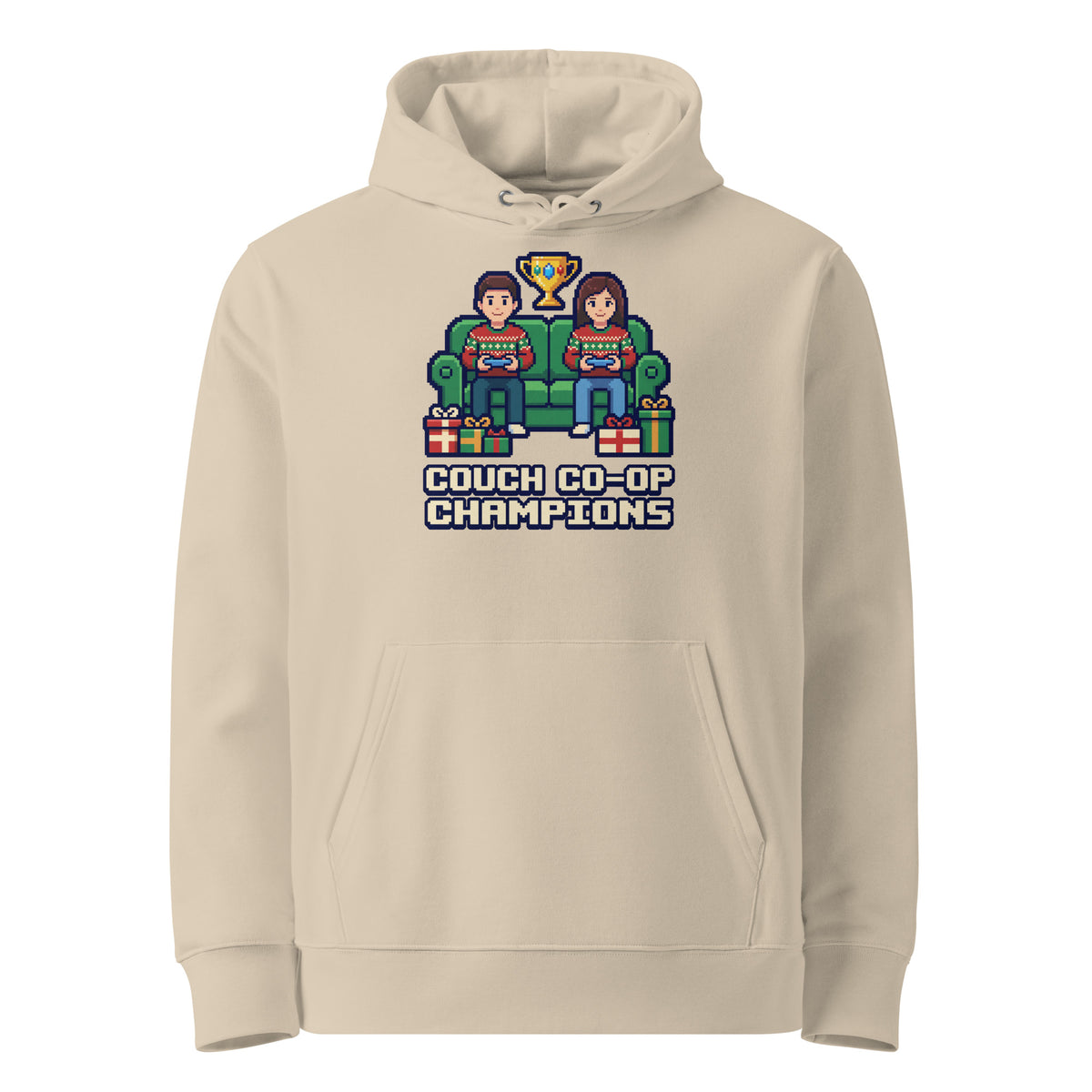 Couch Co-op Champions Christmas Hoodie - Ricki Robin