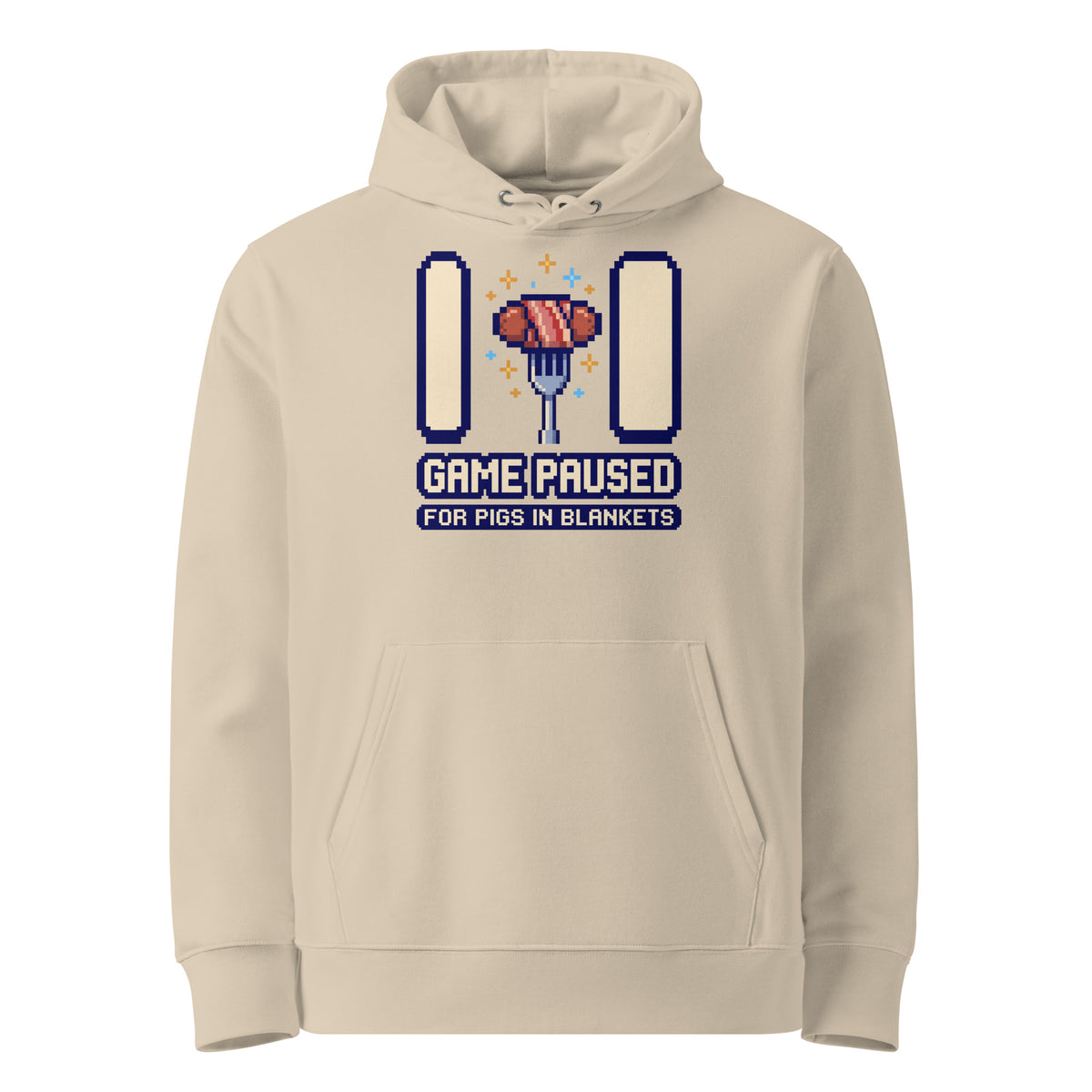 Game Paused For Pigs In Blankets Christmas Hoodie - Ricki Robin