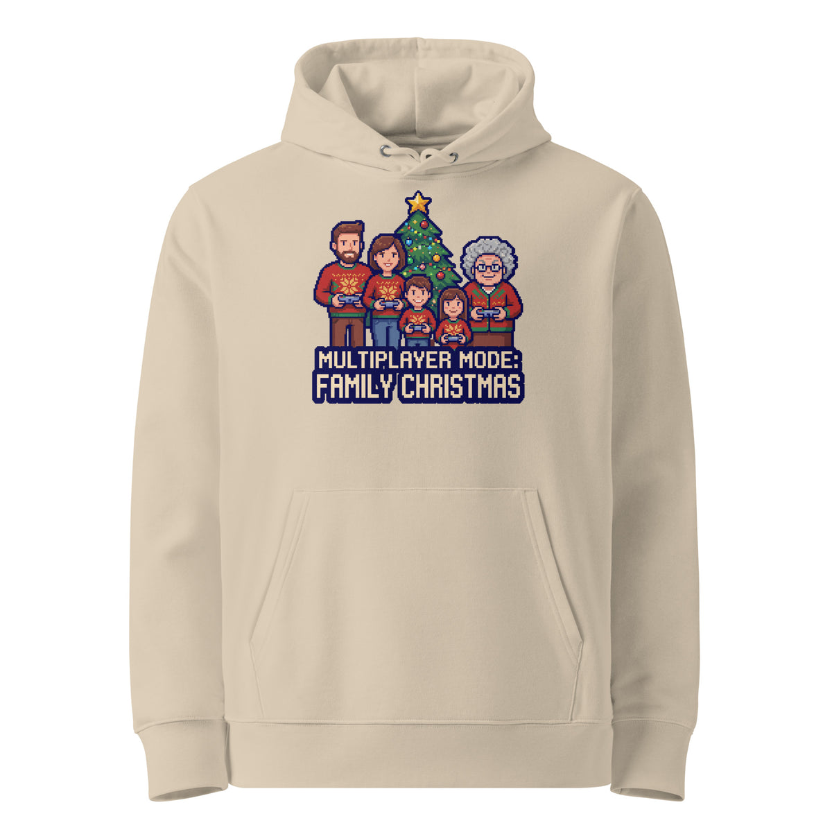 Multiplayer Mode: Family Christmas Hoodie - Ricki Robin